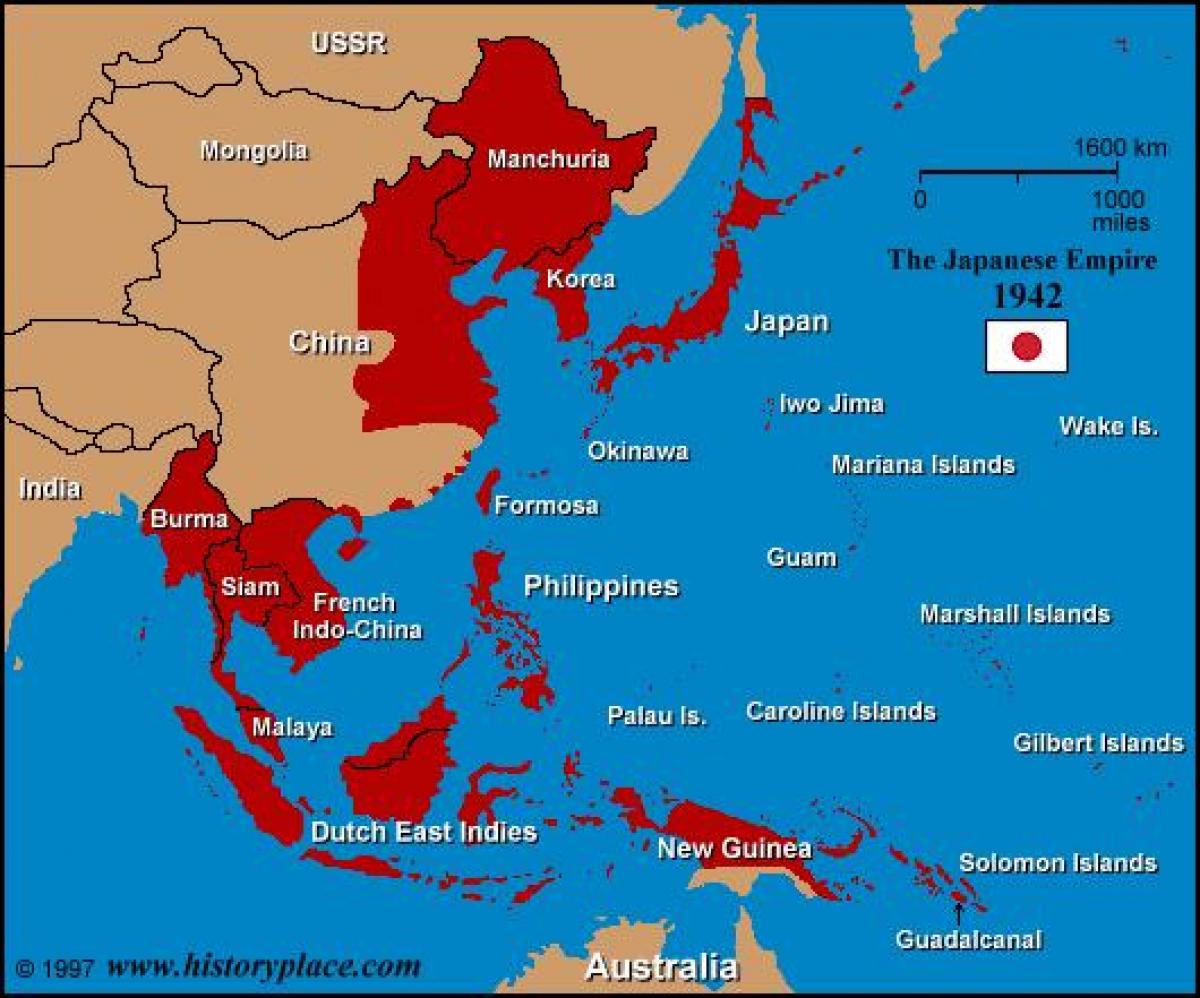 日本は第2次世界大戦地図 第2次世界大戦日本地図東アジア アジア