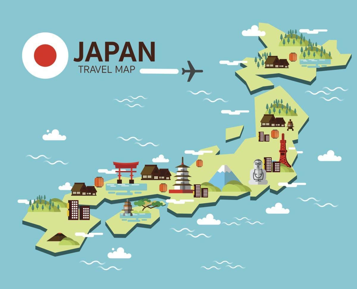 地図のユニバーサル日本