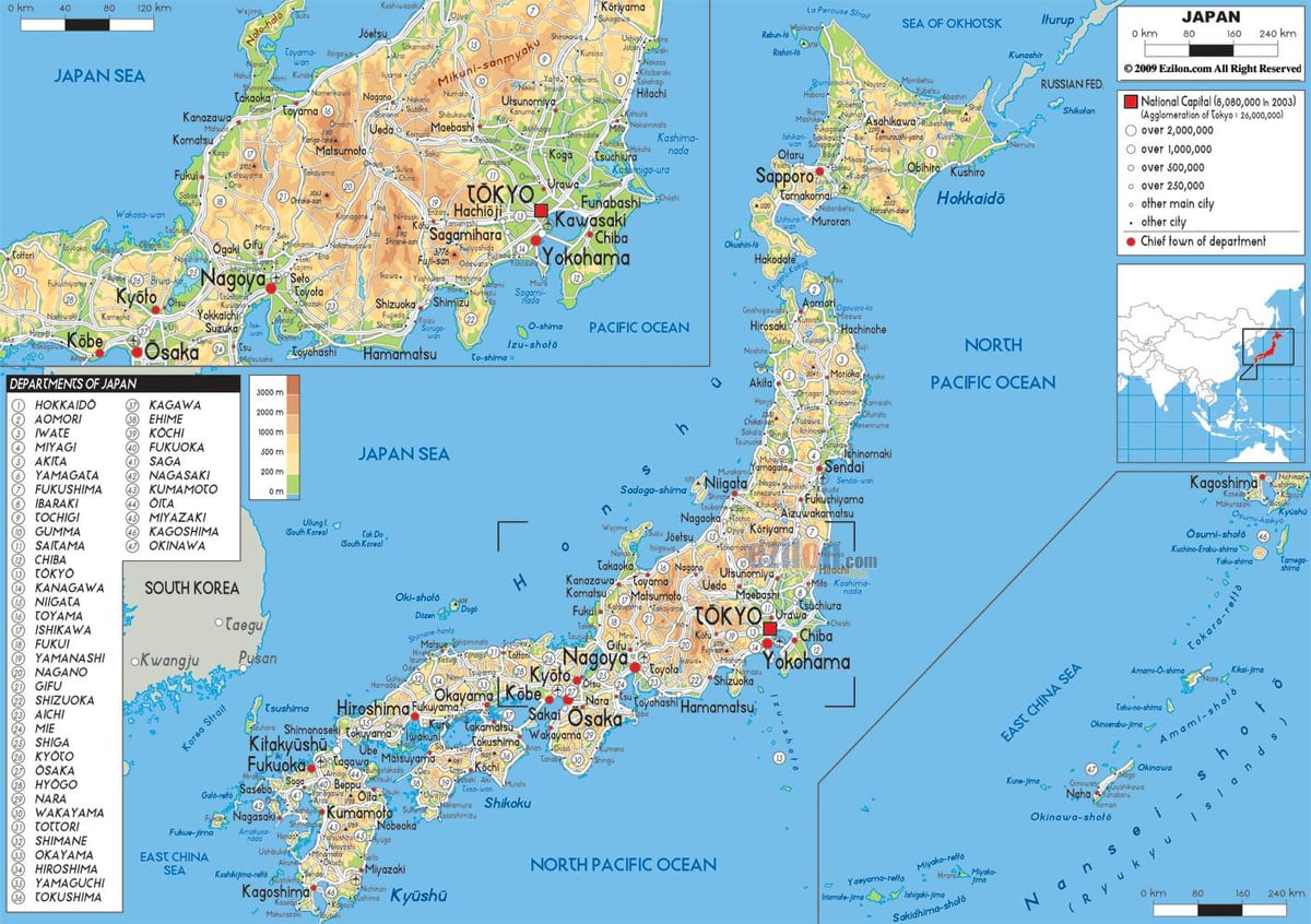 地図日本の地理