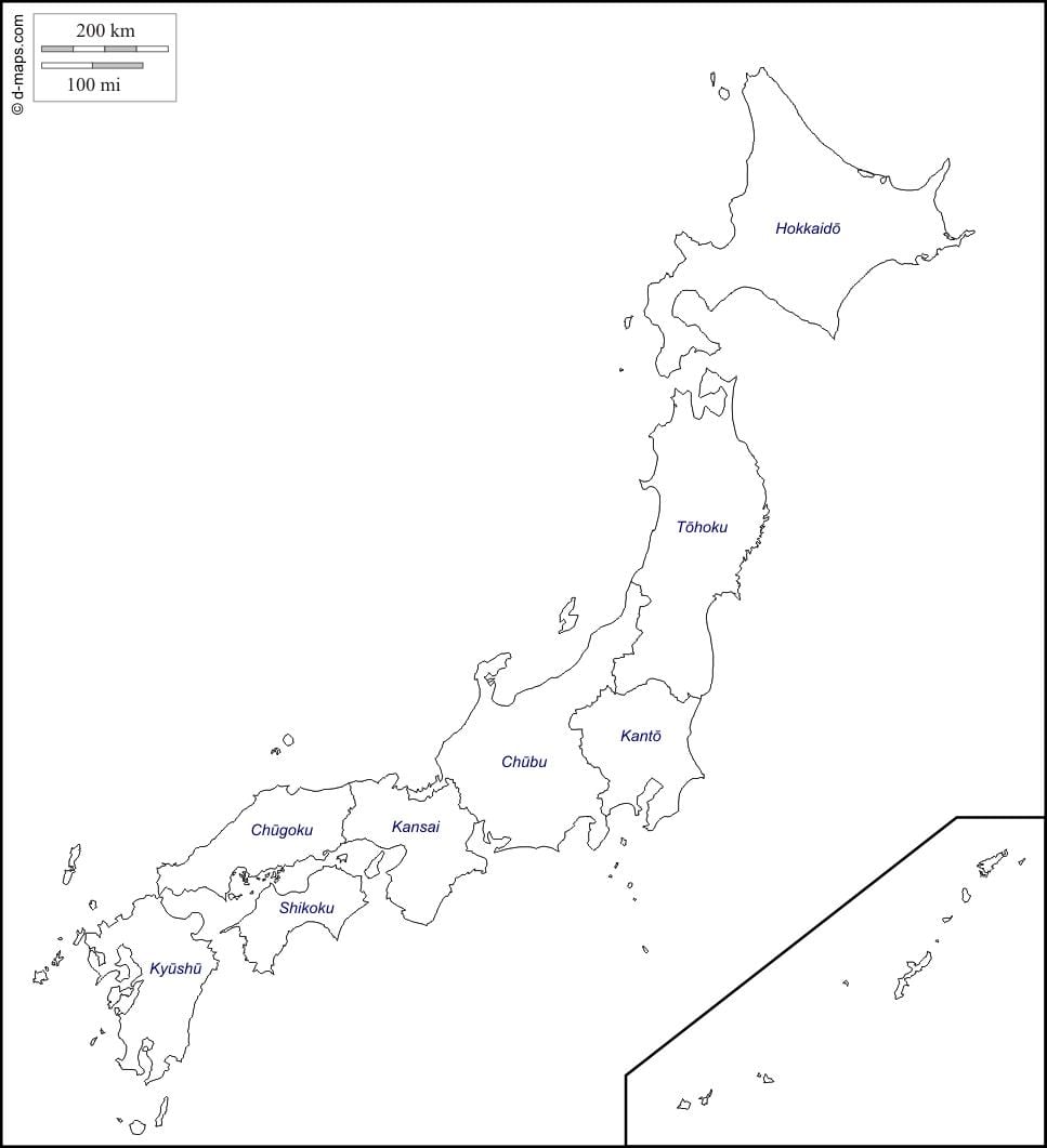 地図の概要日本