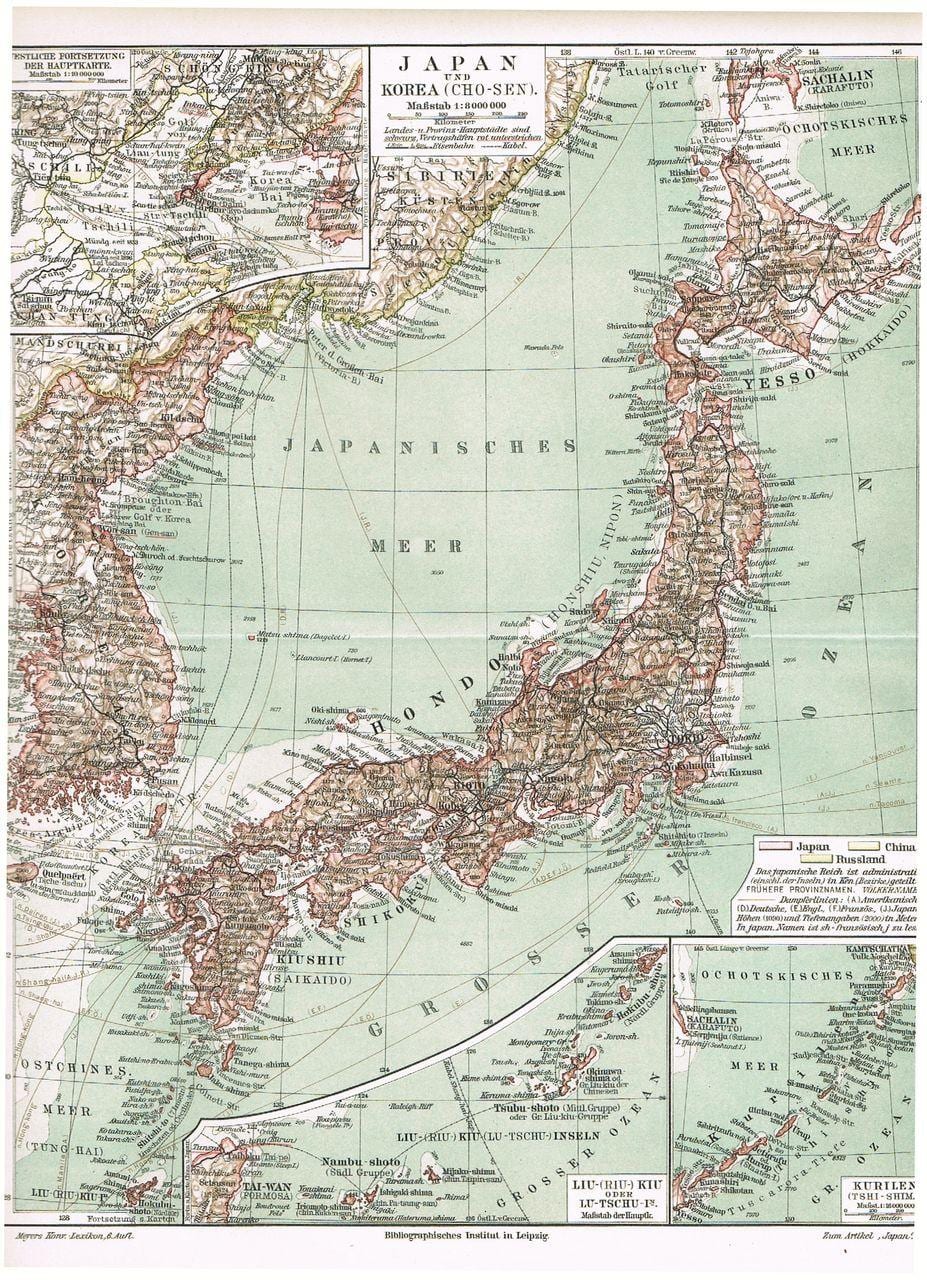 旧日本地図