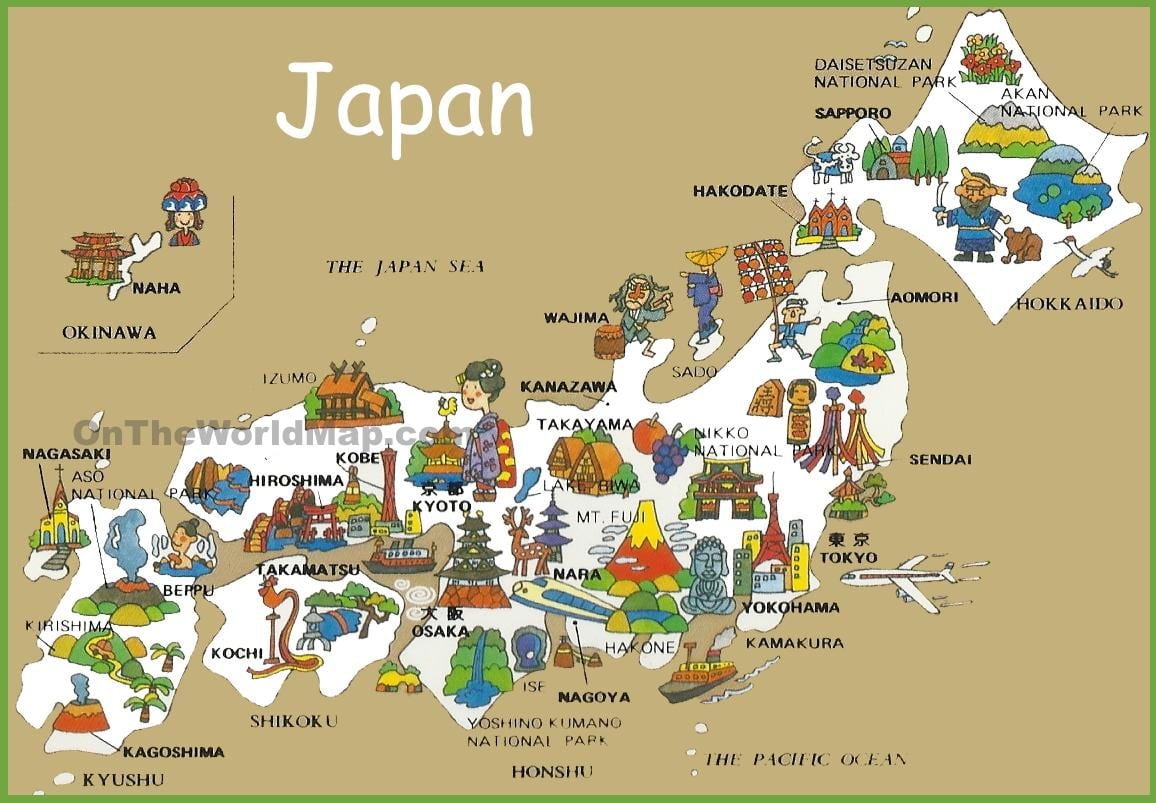 観光マップ日本