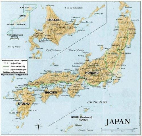 日本詳しい地図