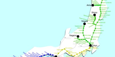 日本地図列車