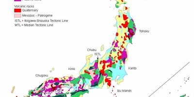 日本地質図