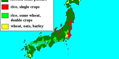地図日本の森林