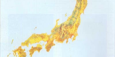 日本地図の植生