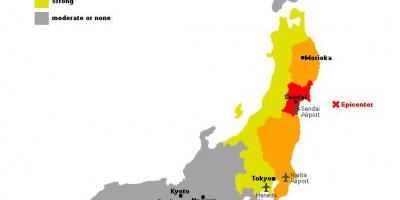 地図日本の津波