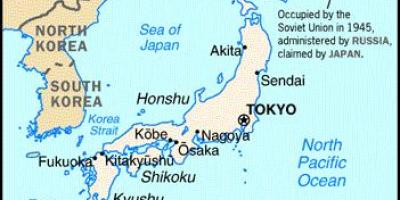 日本及びその近隣周辺国での地図